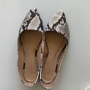 Madden Girl snakeskin flats
